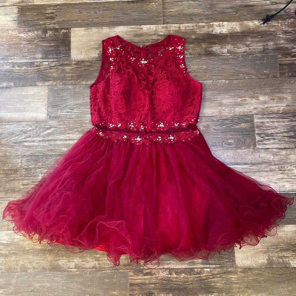 May queen Women's Red homecoming Dress